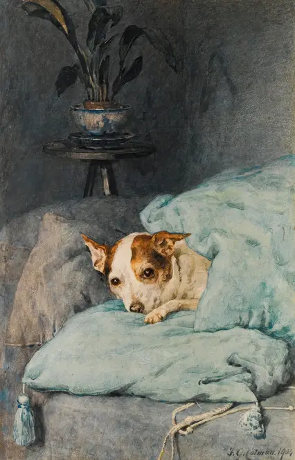 Tucked Up (1904) by Frederick George Cotman